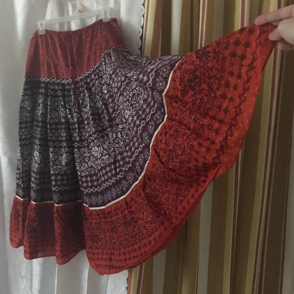 Summer in Italy Flowy Maxi Skirt